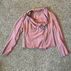 Blank NYC faux suede moto jacket